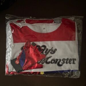 4 piece NIP Harley Quinn costume